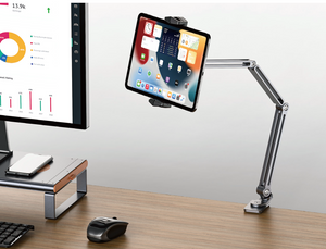 360도 회전이 가능한 책상 태블릿 홀더용 조정 가능한 접이식 태블릿 스탠드 